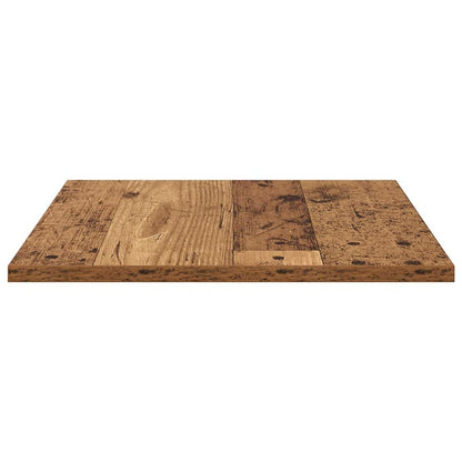 Boekenplank Bord 4 Pcs Bruin Bewerkt Hout Oud Hout
