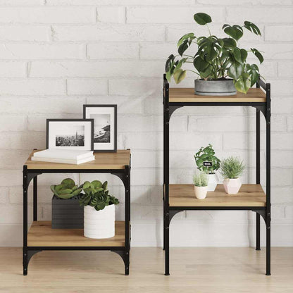 Boekenplank Bord 4 Pcs Bruin Bewerkt Hout Artisanaal Eikenkleurig