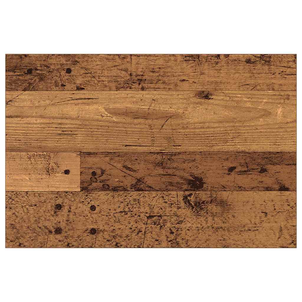 Boekenplank Bord 4 Pcs Bruin Bewerkt Hout Oud Hout