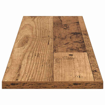 Boekenplank Bord 4 Pcs Bruin Bewerkt Hout Oud Hout