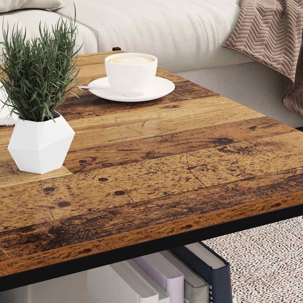 Boekenplank Bord 4 Pcs Bruin Bewerkt Hout Oud Hout