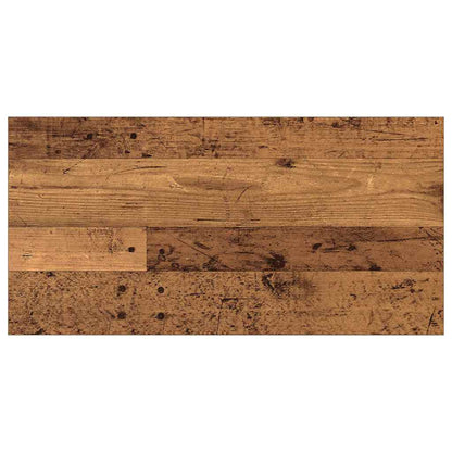 Boekenplank Bord 4 Pcs Bruin Bewerkt Hout Oud Hout