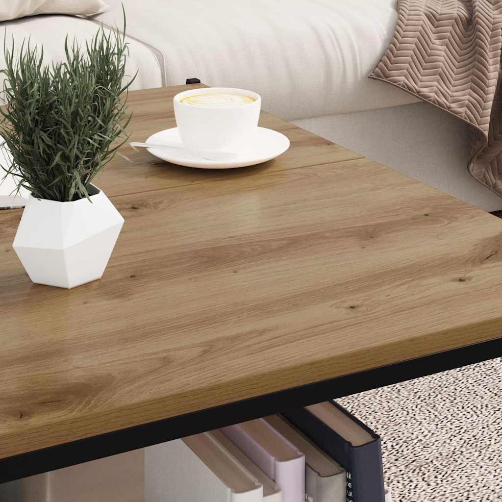 Boekenplank Bord 4 Pcs Bruin Bewerkt Hout Artisanaal Eikenkleurig