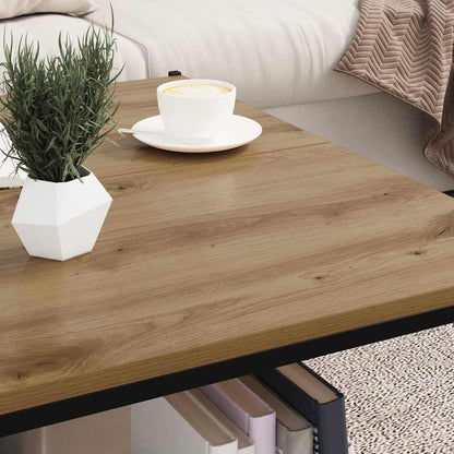 Boekenplank Bord 4 Pcs Bruin Bewerkt Hout Artisanaal Eikenkleurig