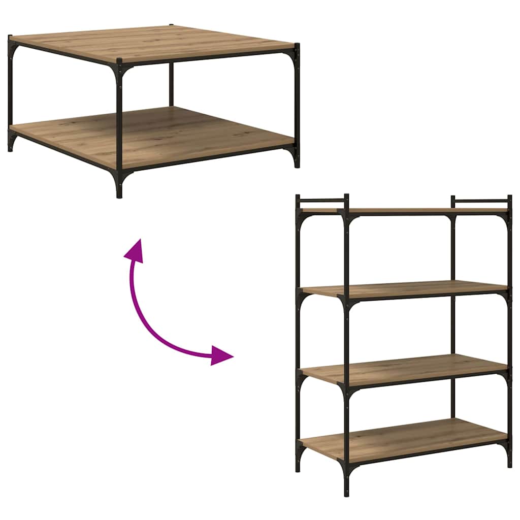 Boekenplank Bord 4 Pcs Bruin Bewerkt Hout Artisanaal Eikenkleurig