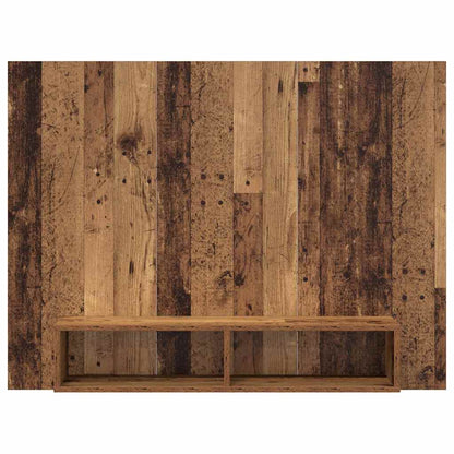 Wand Tv Kast 120 X 23.5 X 90 Cm Bewerkt Hout