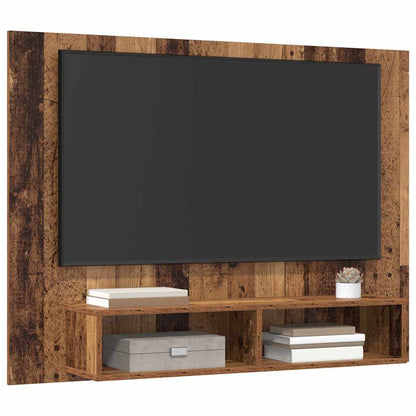 Wand Tv Kast 120 X 23.5 X 90 Cm Bewerkt Hout