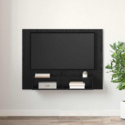 Wand Tv Kast 120 X 23.5 X 90 Cm Bewerkt Hout