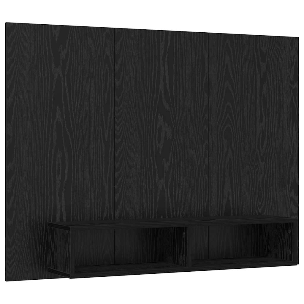Wand Tv Kast 120 X 23.5 X 90 Cm Bewerkt Hout