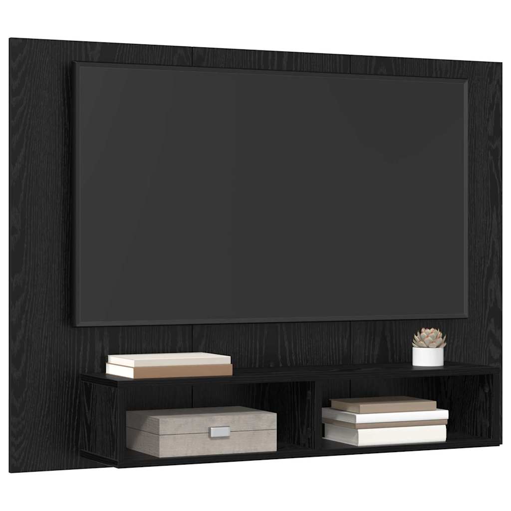 Wand Tv Kast 120 X 23.5 X 90 Cm Bewerkt Hout