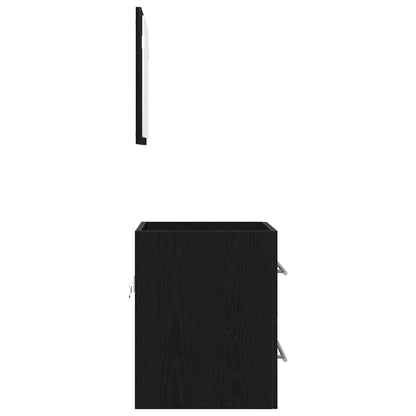 Badkamer Kast Met Lade 41 X 38.5 X 48 Cm Bewerkt Hout