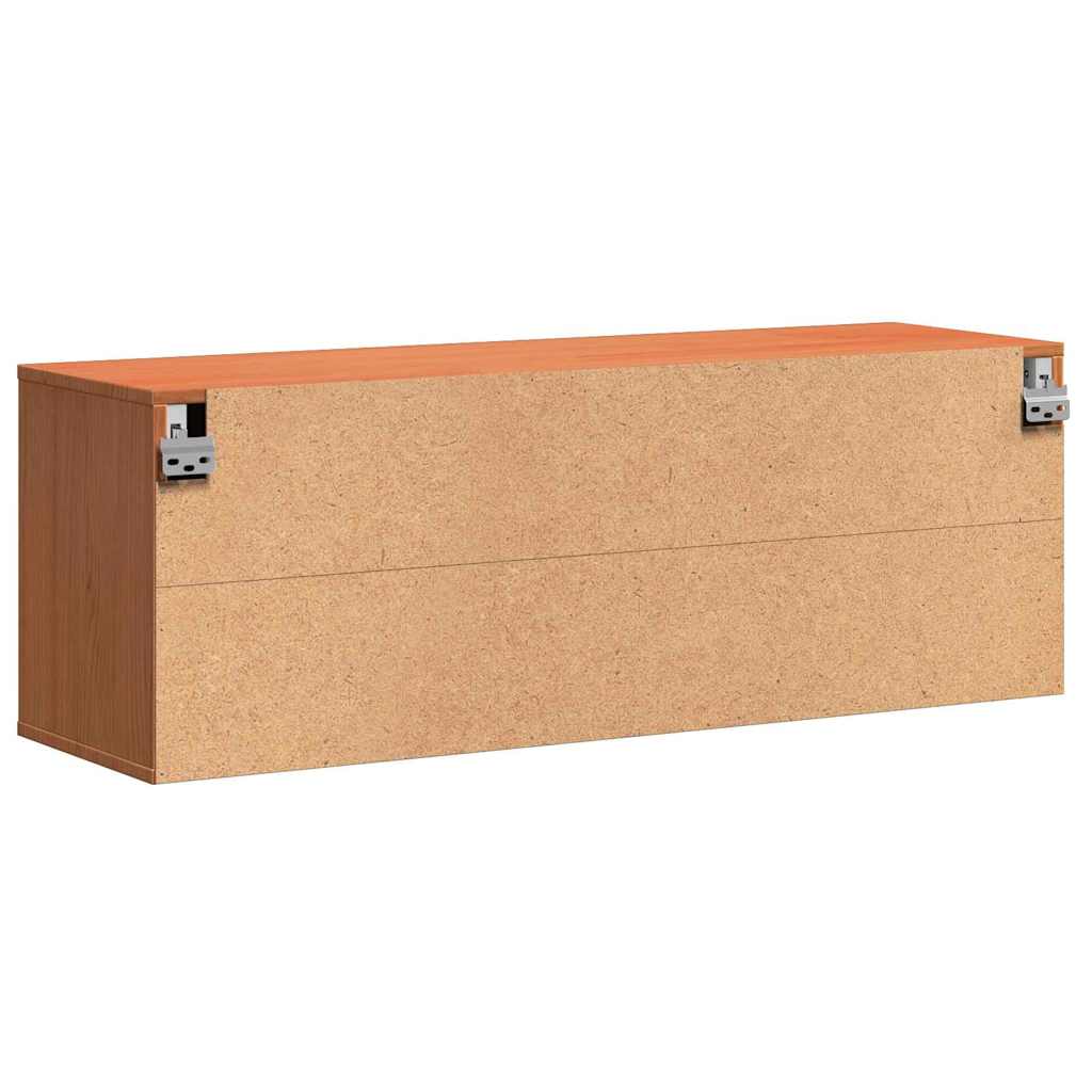Wandkast 100 X 30 X 35 Cm Massief Grenenhout