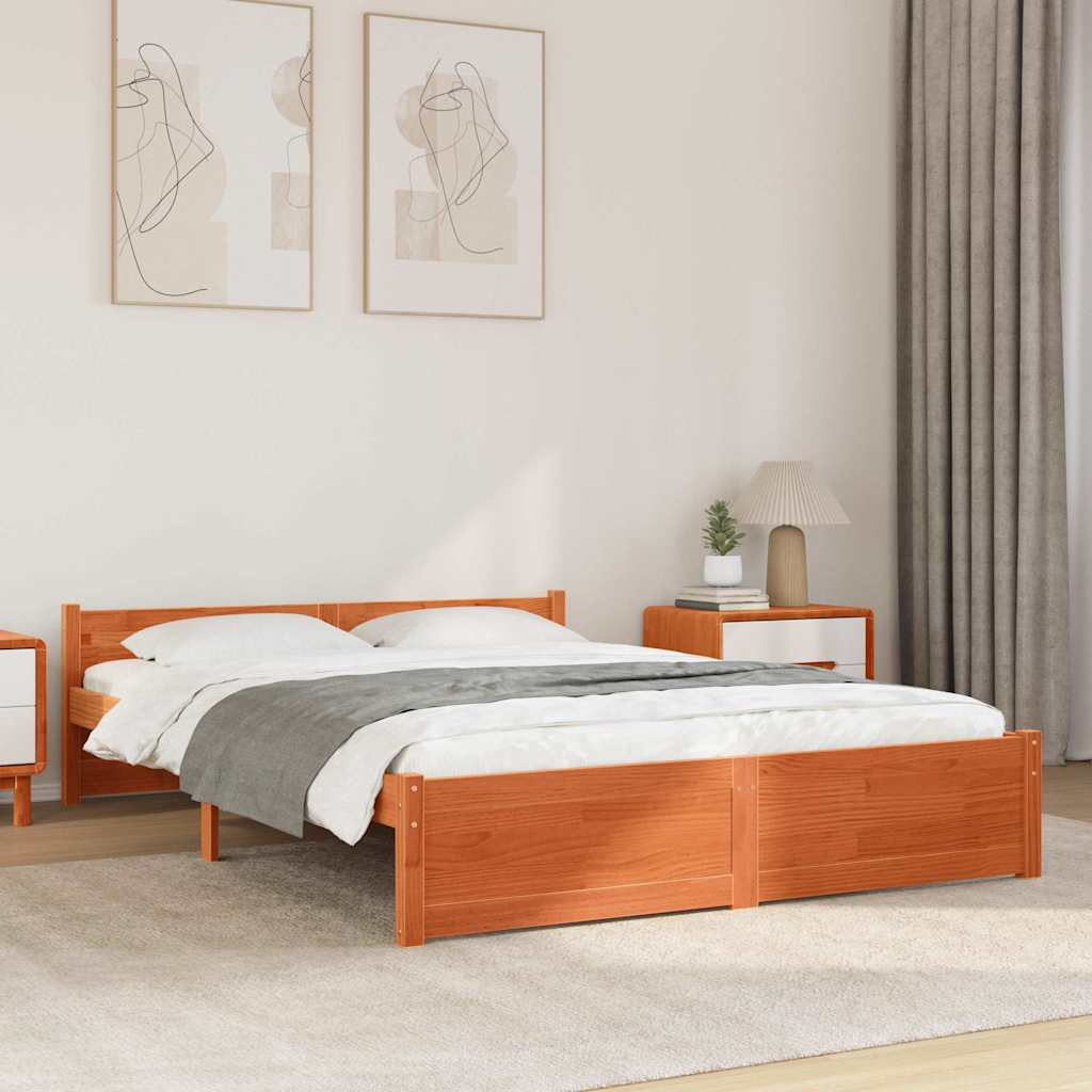 Bedframe Massief Hout