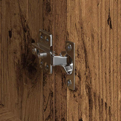 Highboard Bruin 60 X 36 X 110 Cm Bewerkt Hout