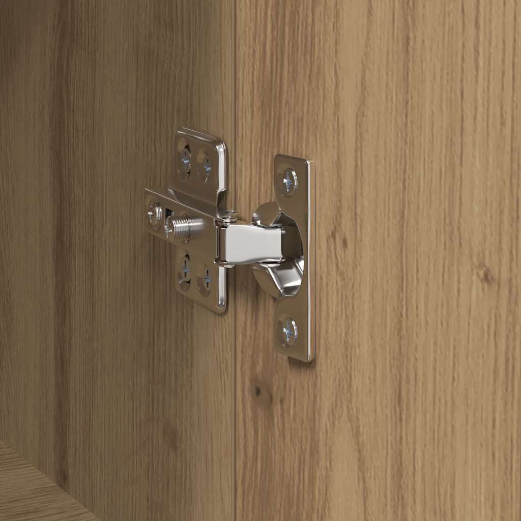 Highboard Bruin 60 X 36 X 110 Cm Bewerkt Hout