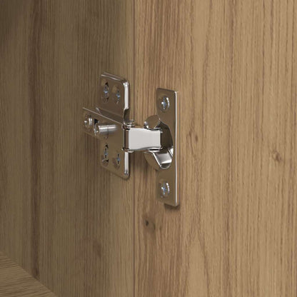 Highboard Bruin 60 X 36 X 110 Cm Bewerkt Hout