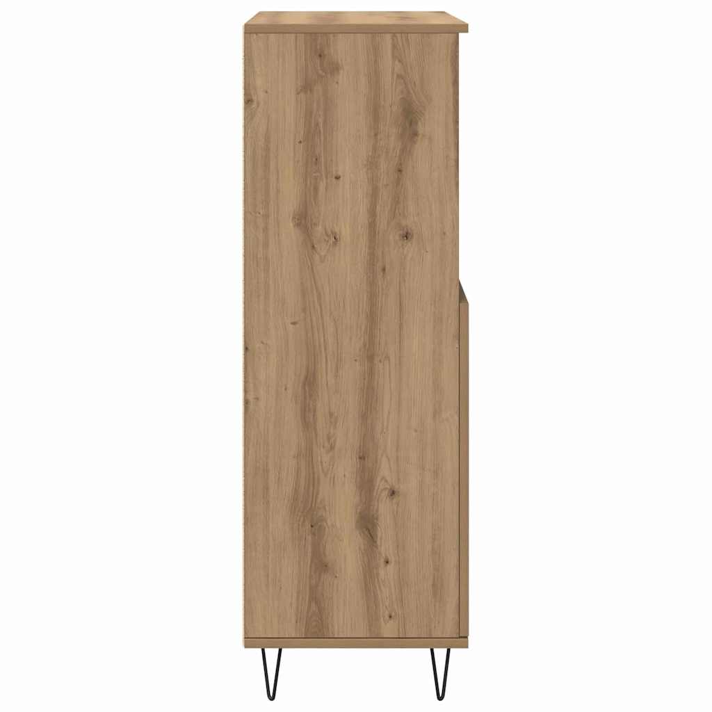 Highboard Bruin 60 X 36 X 110 Cm Bewerkt Hout