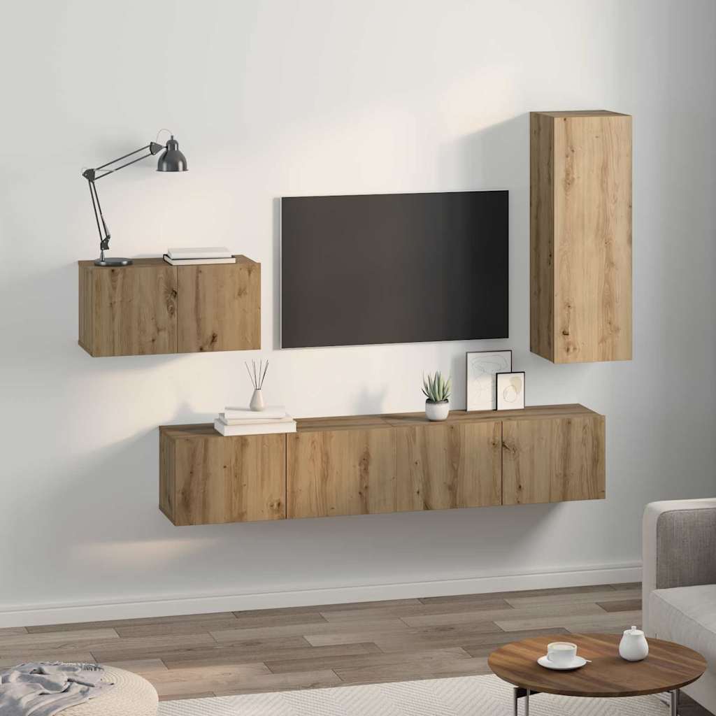Tv-Meubelset 4 Pcs 30.5 X 30 X