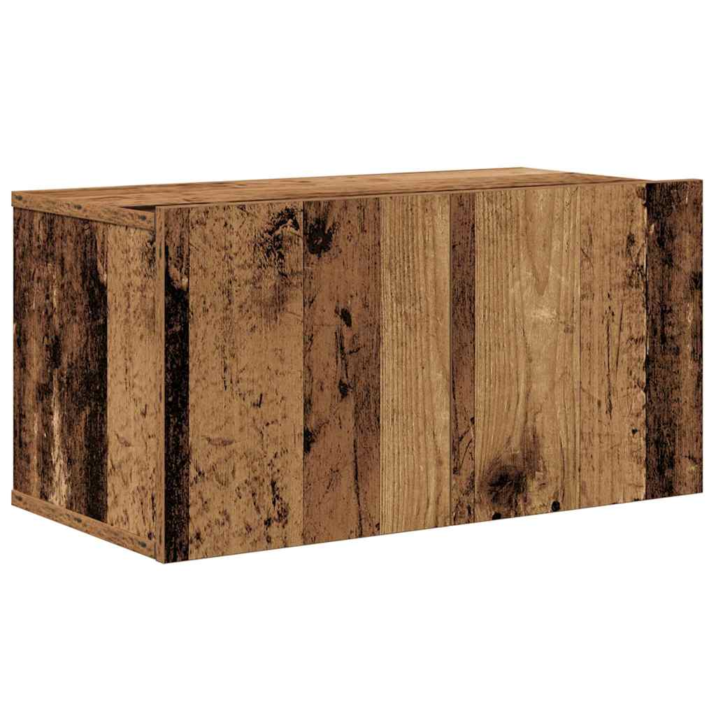 Tv-Meubelset 4 Pcs 30.5 X 30 X 90 Cm Bewerkt Hout