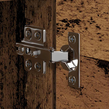 Tv-Meubelset Wandgemonteerd 6 Pcs Bewerkt Hout