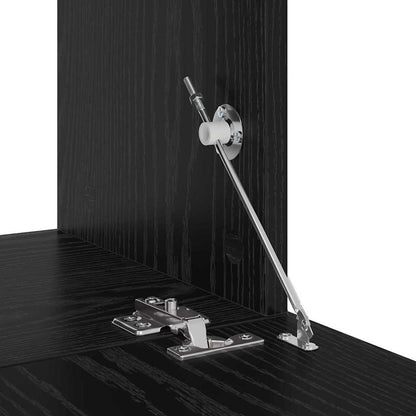 Tv-Meubelset Wandgemonteerd 2 Pcs Bewerkt Hout