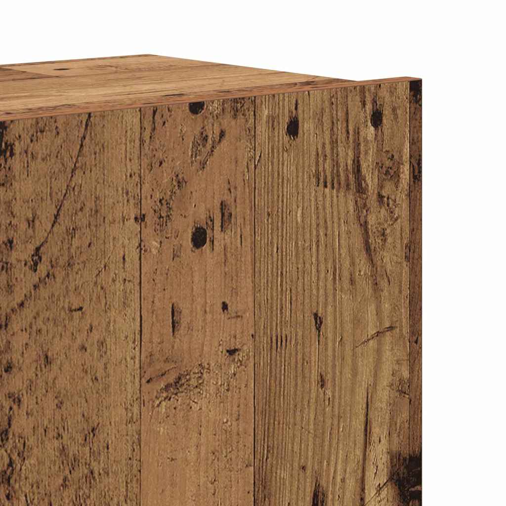 Tv-Kast 6 Pcs Bruin 200 X 30 X 30 Cm Bewerkt Hout