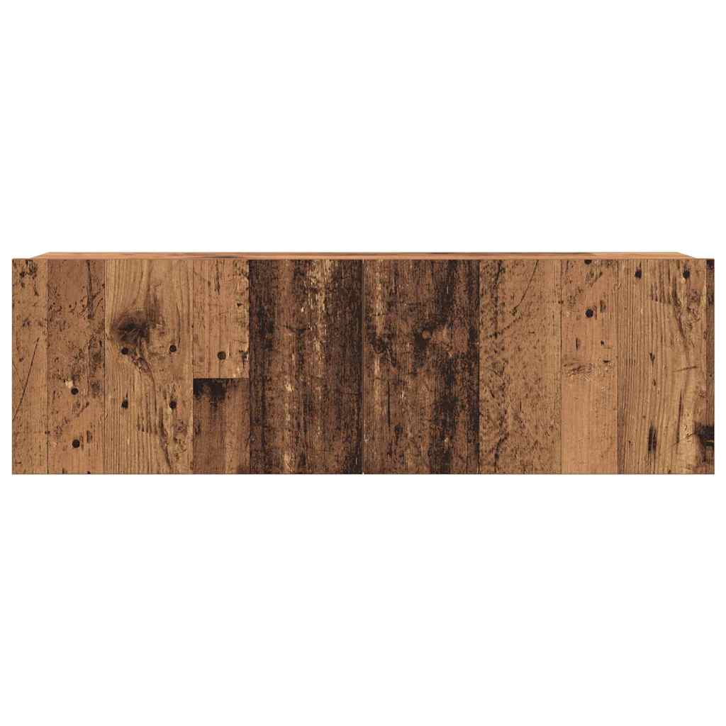 Tv-Kast 6 Pcs Bruin 200 X 30 X 30 Cm Bewerkt Hout
