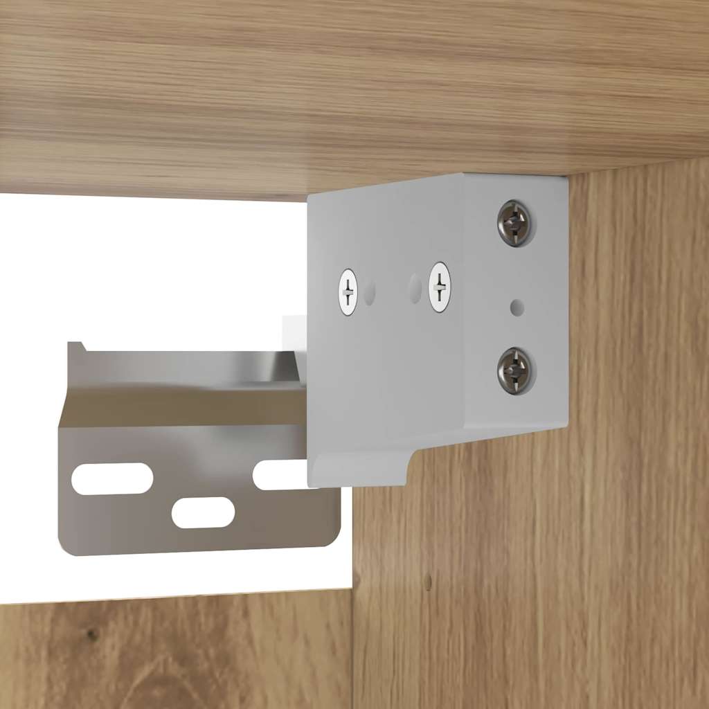 Tv-Kast 6 Pcs Bruin 200 X 30 X 30 Cm Bewerkt Hout