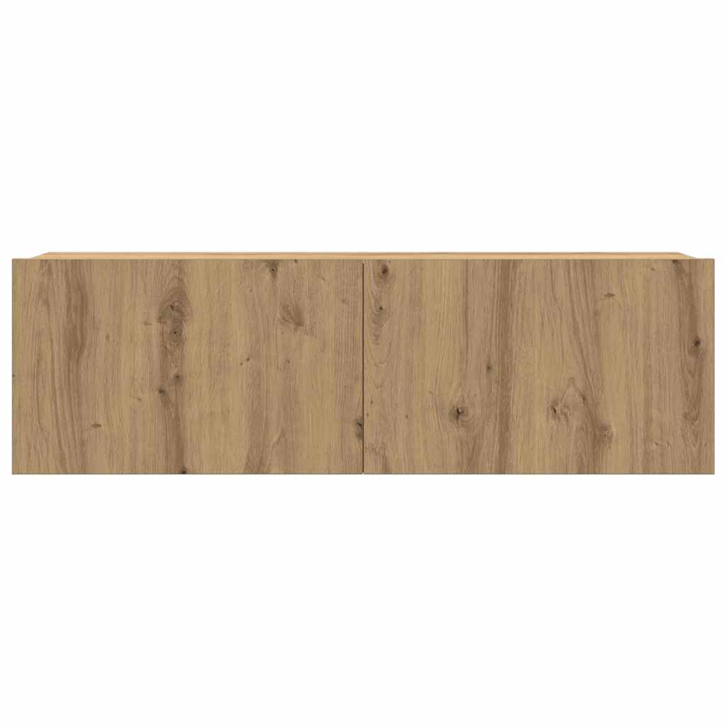 Tv-Kast 6 Pcs Bruin 200 X 30 X 30 Cm Bewerkt Hout