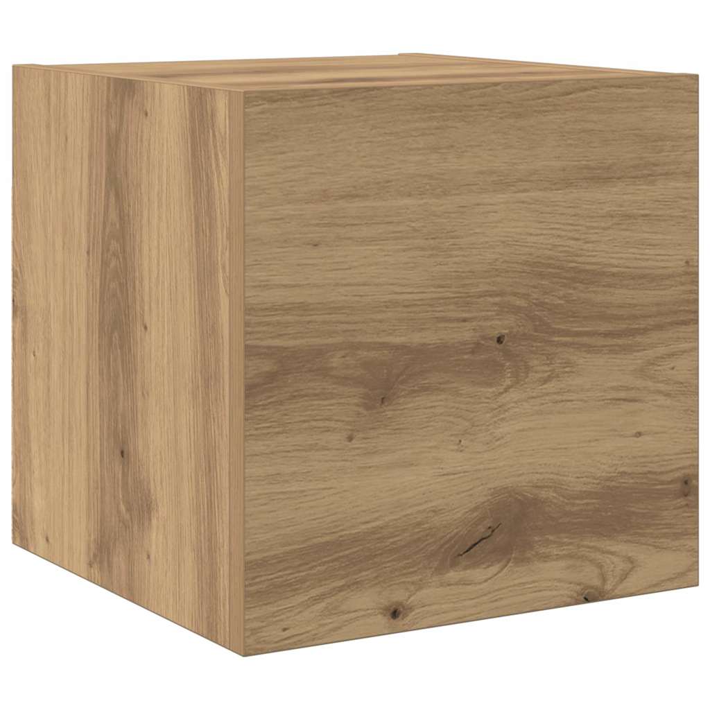 Tv-Kast 6 Pcs Bruin 200 X 30 X 30 Cm Bewerkt Hout