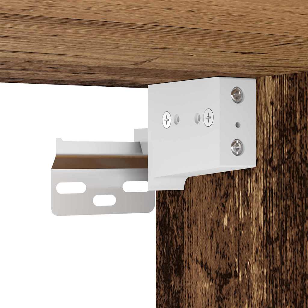 Badkamermeubelset 2 Pcs 41 X 38.5 X 48 Cm Bewerkt Hout