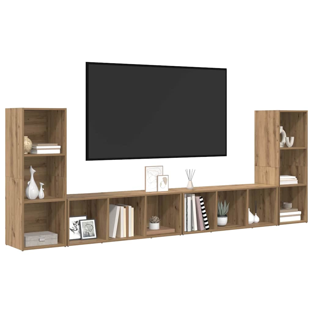 Tv-Kast 4 Pcs 37 X 35 X 107,5 Cm