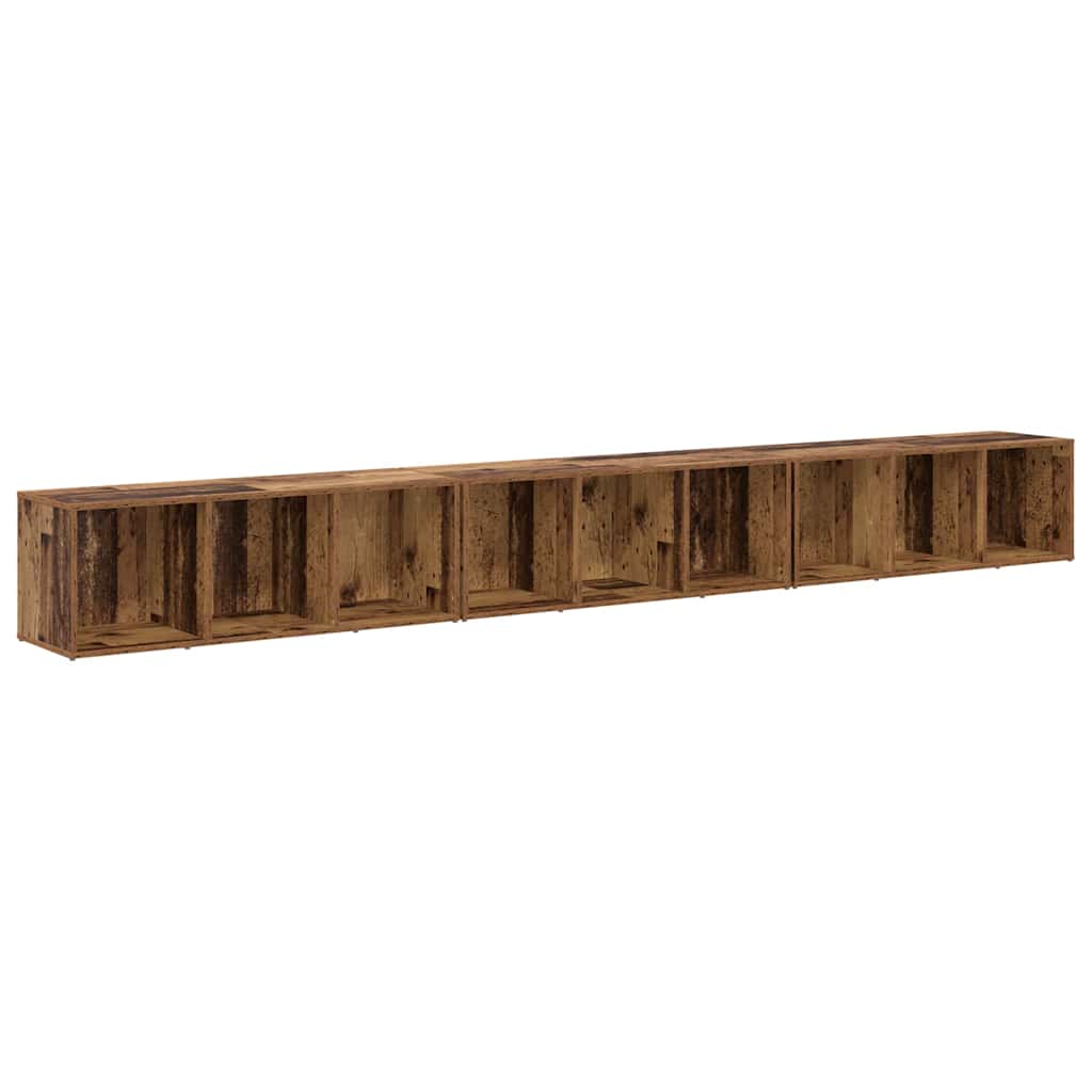 Tv-Kast 3 Pcs 37 X 35 X 107,5 Cm Gelamineerd Hout