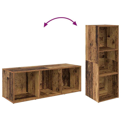 Tv-Kast 3 Pcs 37 X 35 X 107,5 Cm Gelamineerd Hout