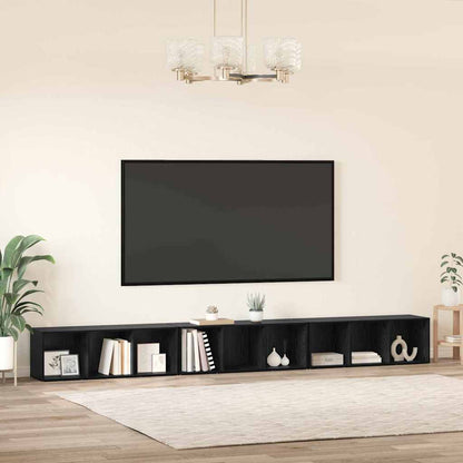 Tv-Kast 3 Pcs 37 X 35 X 107,5 Cm Gelamineerd Hout