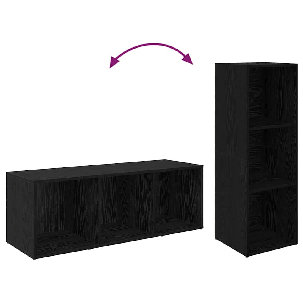 Tv-Kast 3 Pcs 37 X 35 X 107,5 Cm Gelamineerd Hout