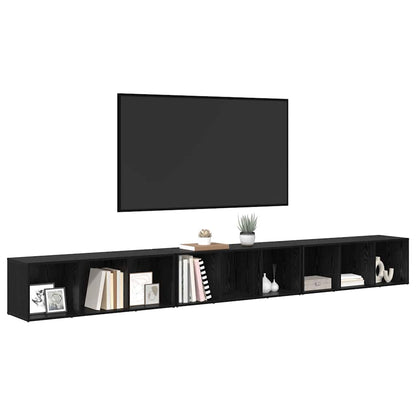Tv-Kast 3 Pcs 37 X 35 X 107,5 Cm Gelamineerd Hout