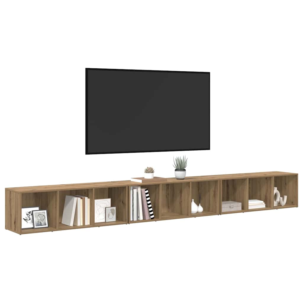 Tv-Kast 3 Pcs 37 X 35 X 107,5 Cm