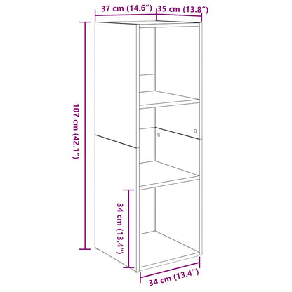 Tv-Kast 3 Pcs 37 X 35 X 107,5 Cm