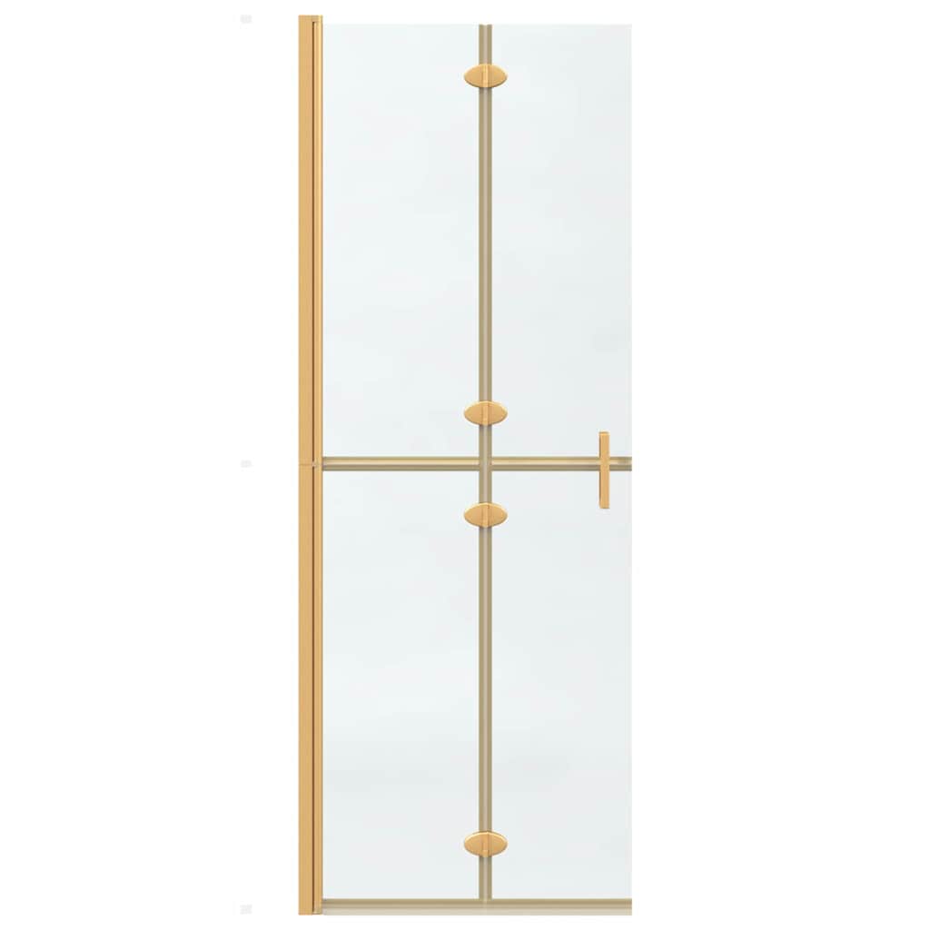 Inloop Douche Wand Goud En Transparant Gehard Glas