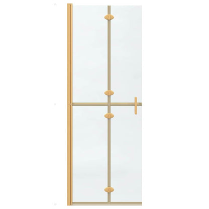 Inloop Douche Wand Goud En Transparant Gehard Glas