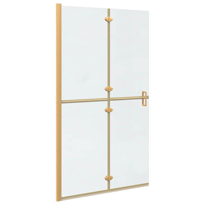 Inloop Douche Wand Goud En Transparant Gehard Glas