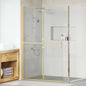 Inloop Douche Wand Goud En Transparant Gehard Glas