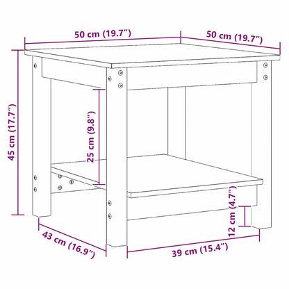 Salontafel Massief Grenenhout