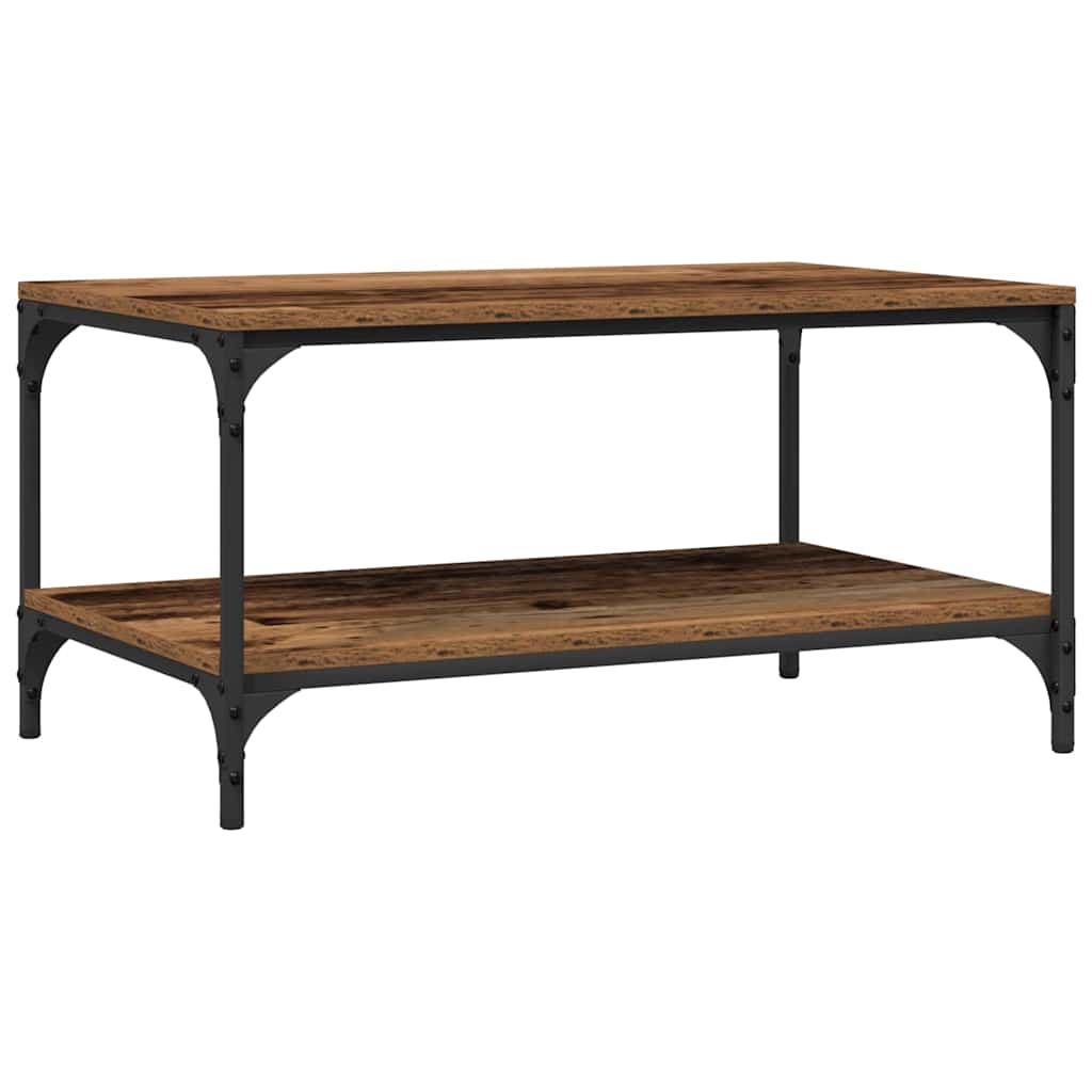 Salontafel Bewerkt Hout