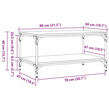 Salontafel Bewerkt Hout