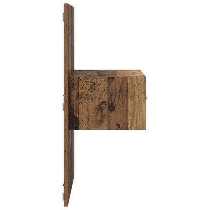 Bedkast 2 Pcs 48.5 X 32.5 X 80 Cm Bewerkt Hout