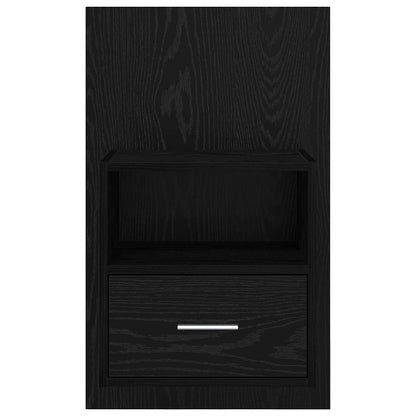 Bedkast 2 Pcs 48.5 X 32.5 X 80 Cm Bewerkt Hout