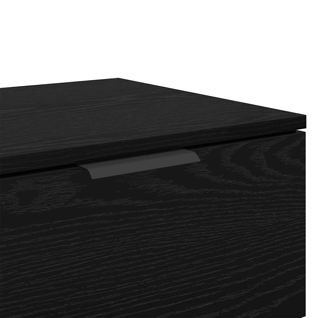 Nachtkastje 2 Pcs 45 X 39 X 50 Cm Bewerkt Hout