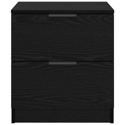 Nachtkastje 2 Pcs 45 X 39 X 50 Cm Bewerkt Hout